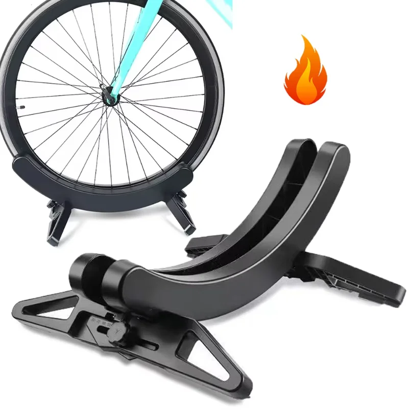 자전거 MTB 플로어 스탠드 미끄럼 방지 범용 자전거 주차 랙 조절 가능하고 다양한 용도로 사용 가능한 로드 마운틴 자전거 액세서리