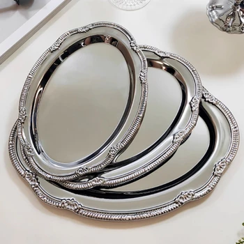 Vintage Silver Serving Tray 6