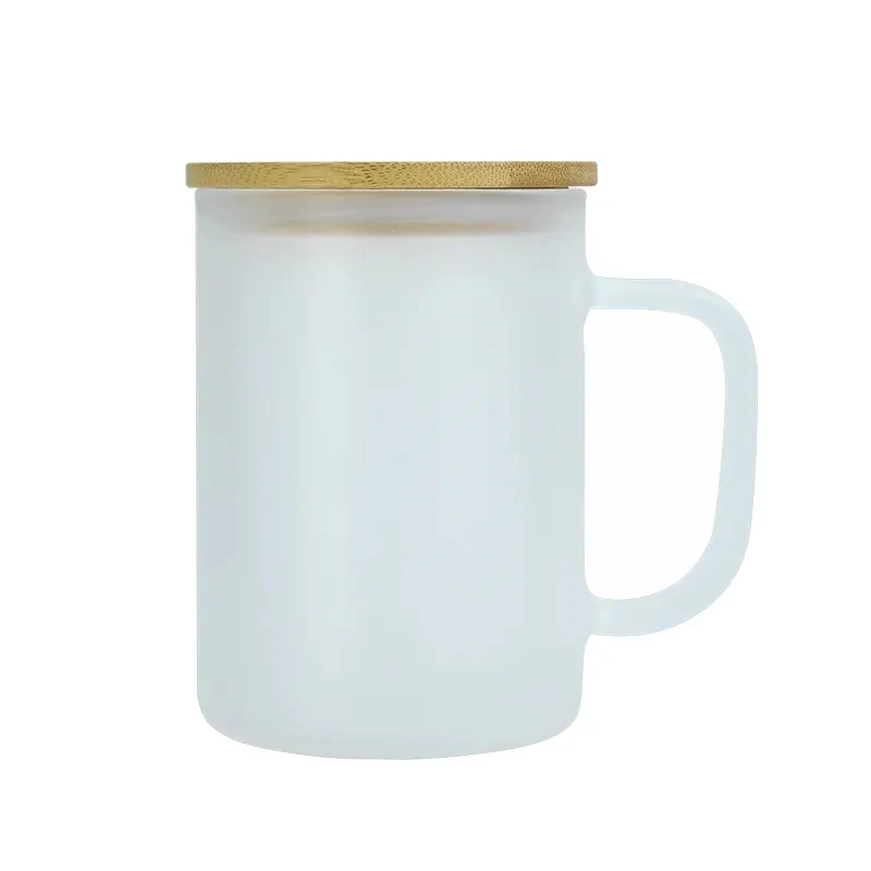 Sublimatable Clear Glass Mug with Handle