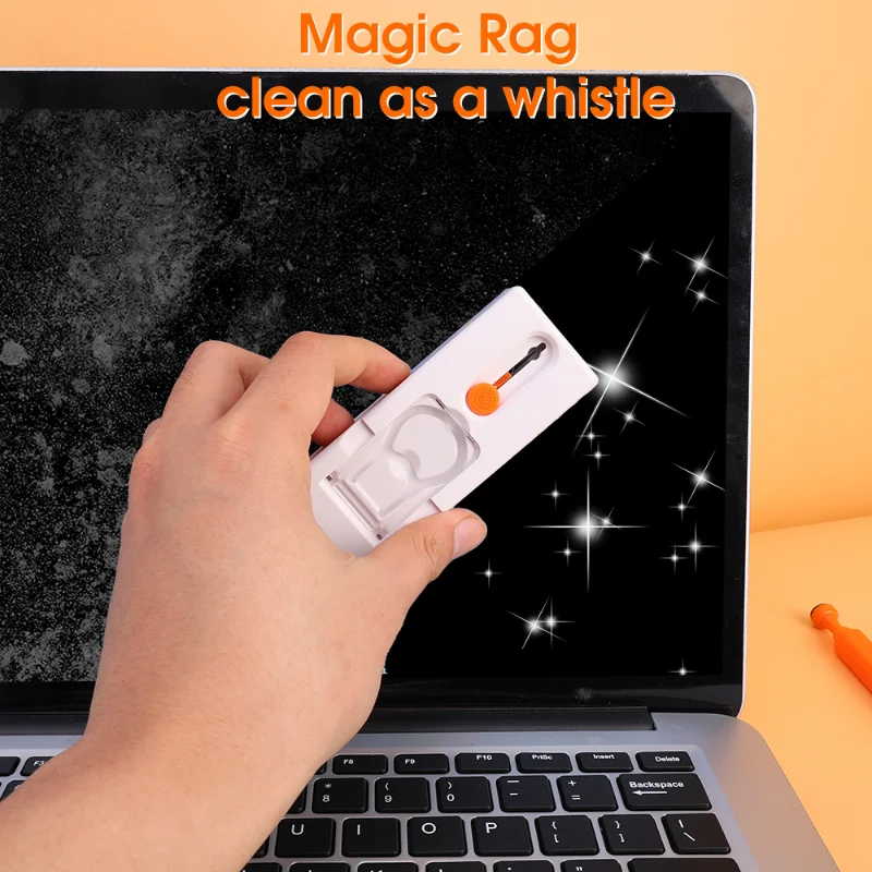 11-in-1 Keyboard Cleaning Kits Screen Cleaner Set For MacBook IPad IPhone AirPods Pro Mobile Phone Wireless Earphone With Brush 4
