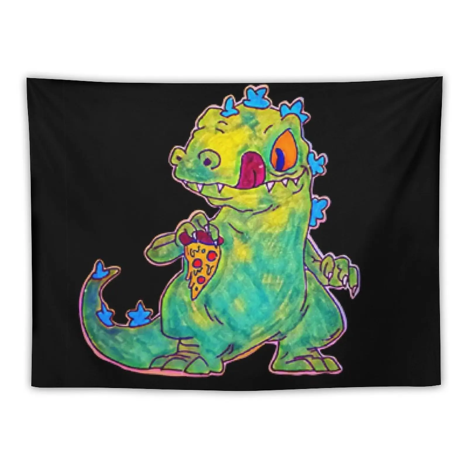 

Retro Reptar Tapestry Tapestry On The Wall Home Decor Kawaii Room Decor