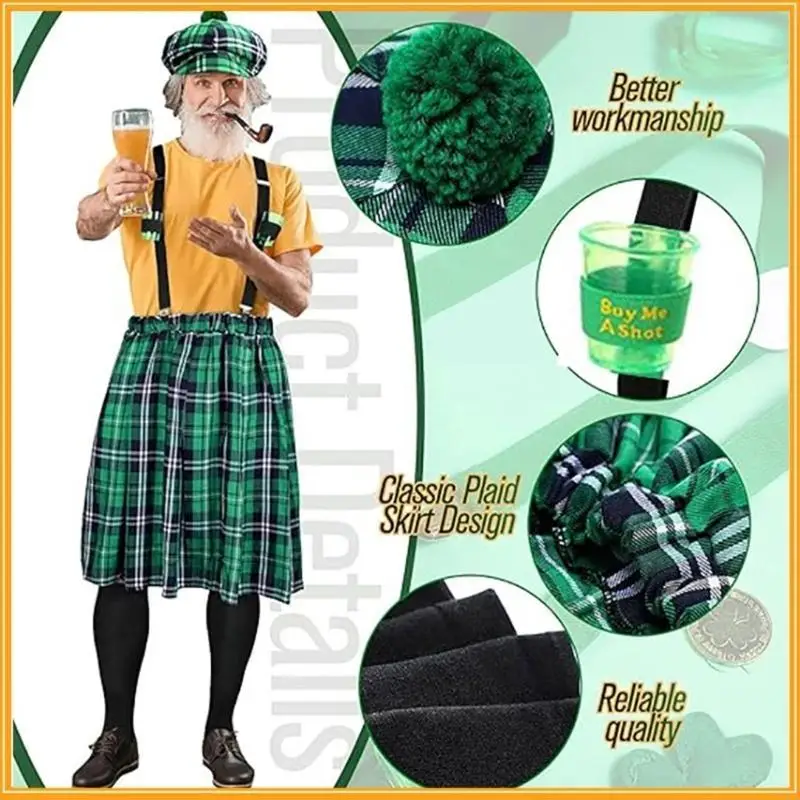 Accessorio per costume da barista del festival irlandese Atrick's Day - immagine 5