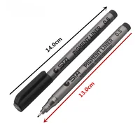 Водостойкие художественные маркеры, кисть, ручка, эскиз, рисунок комиксов, пигментные ручки, офисные школьные канцелярские принадлежности2026new — изображение 2