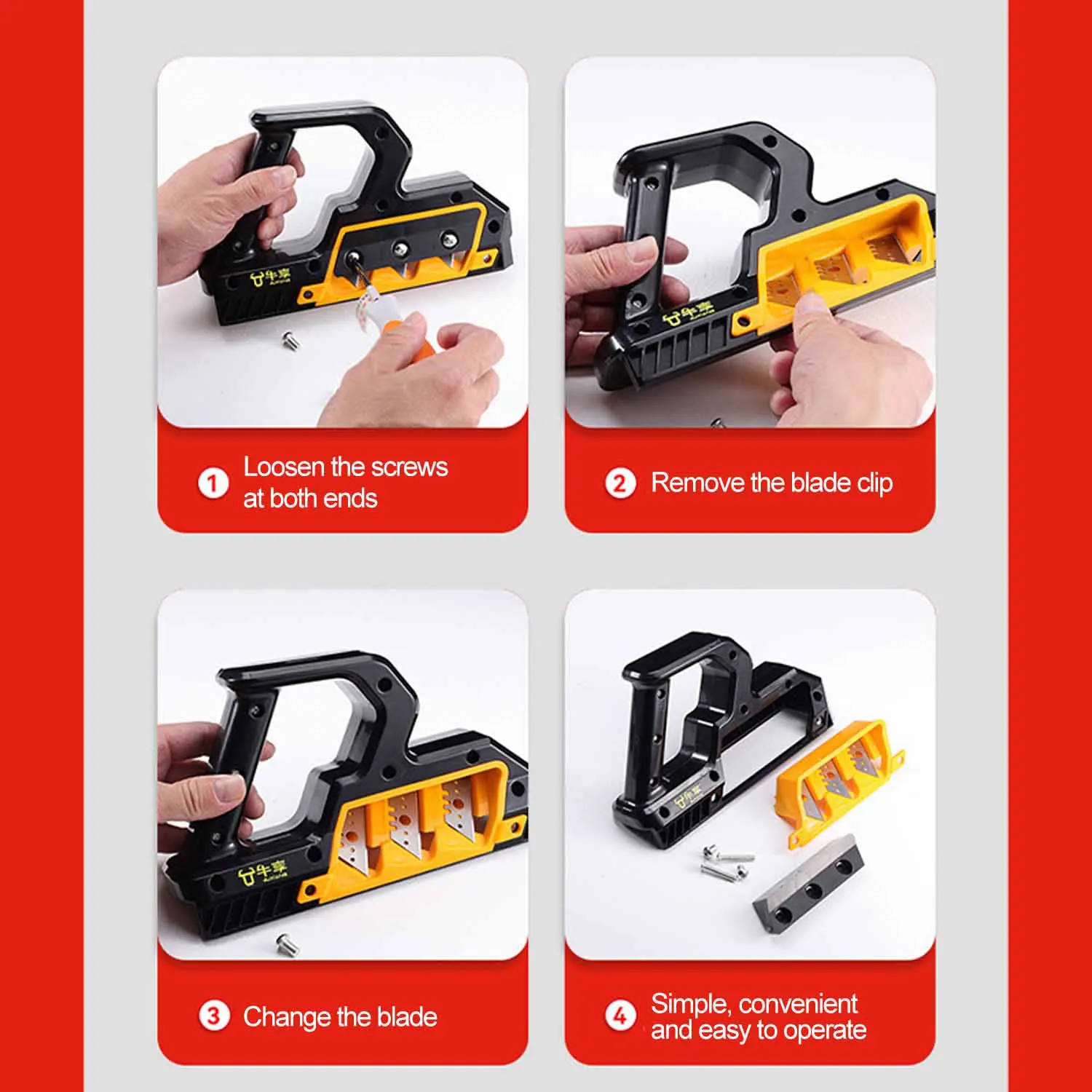 Plasterboard Quick Cutter, Gypsum Board Hand Plane, Drywall Edge Chamfer, Woodworking Cutting Tool, 45 °, 60 ° Trimmer Hand Tool