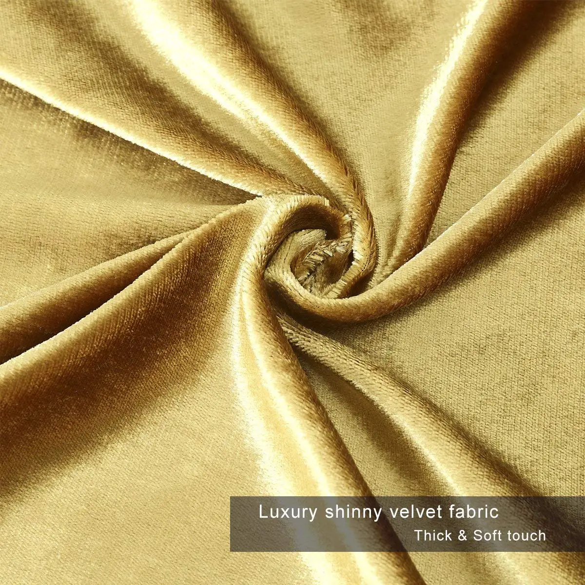 Gold Velvet Decorative Throw Pillow Covers, Couch, Sofa, Bed, Soft Cushion Covers,18x18, 2 Pack 5