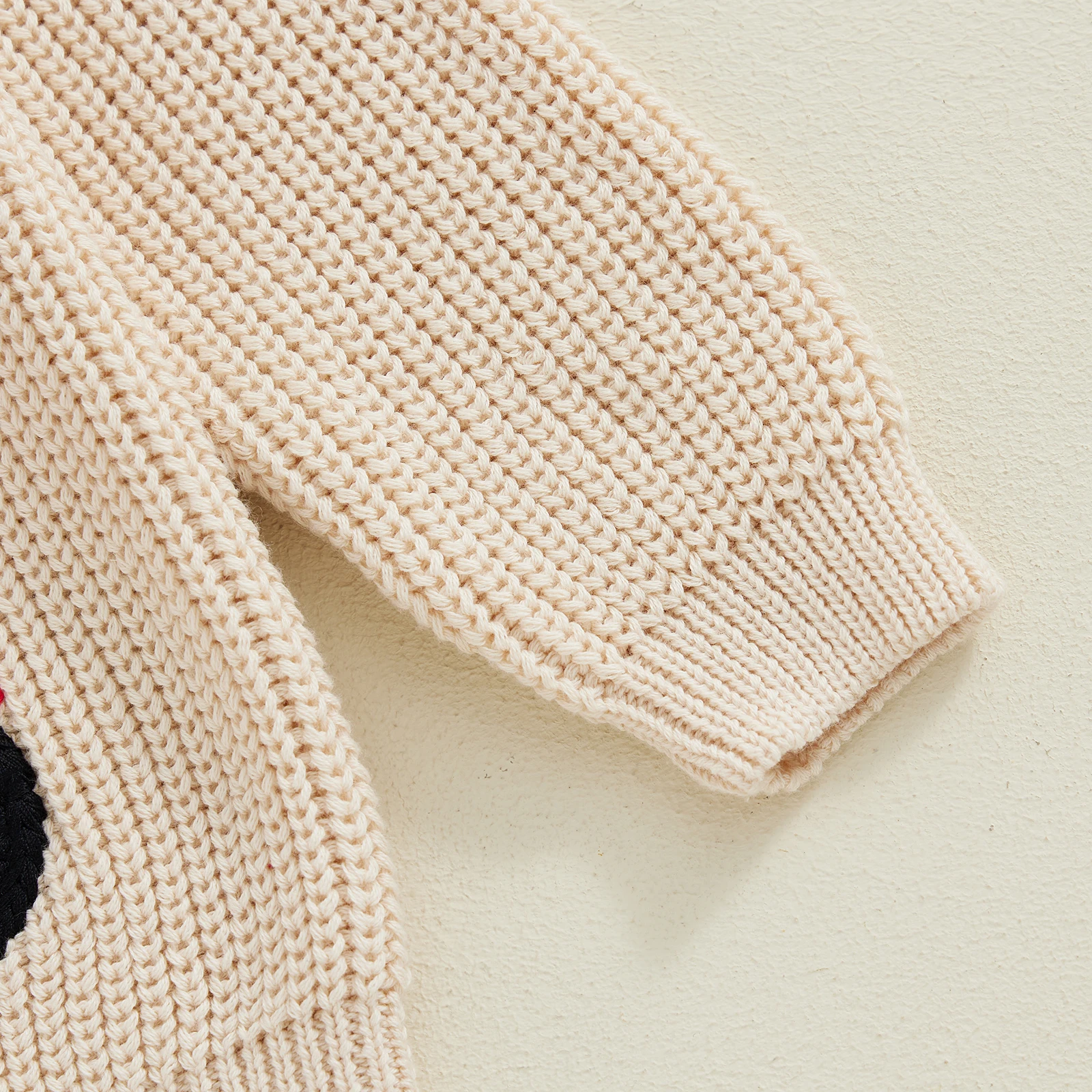 BeQeuewll Cute Winter Baby Clothes for Boy Girl Christmas Sweater Car Embroidery Crew Neck Long Sleeve Pullover Top Kid Knitwear