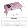 35000RPM Portable Electric Nail Drill Machine With LCD Display UV Nail Lamp Drying Function Rechargeable For Nails Manicure 6
