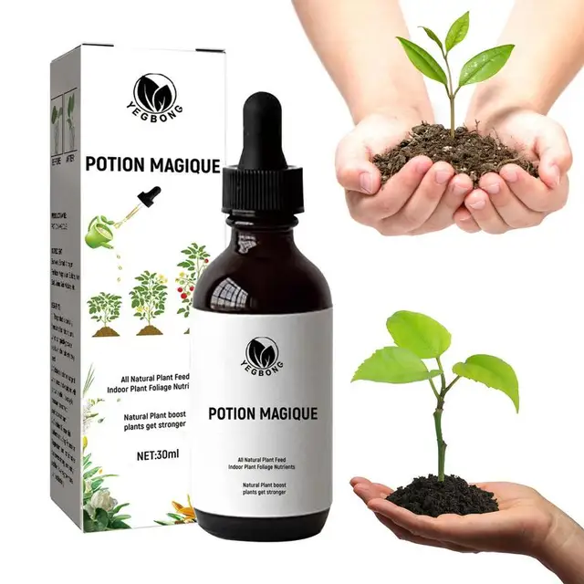 Plant Loliar Mertilizátor 1,01Oz Beltéri Növényi Műtrágya Szerves Folyékony Lendület Lombos Spray A Legtöbb Növény Számára