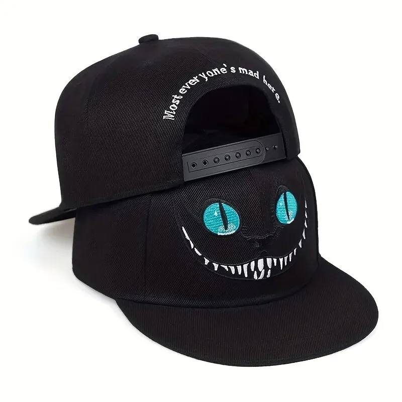 Unisex Cartoon Cat Embroidery Hip-hop Hats Spring Autumn Outdoor Adjustable Casual Baseball Caps Sunscreen Hat baseball caps