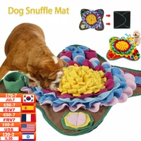 Pet Dog Snuffle Mat Nose Smell Training Sniffing Pad Dog Puzzle Toy Slow Feeding Bowl Food Dispenser Carpet Washable Dog Toys