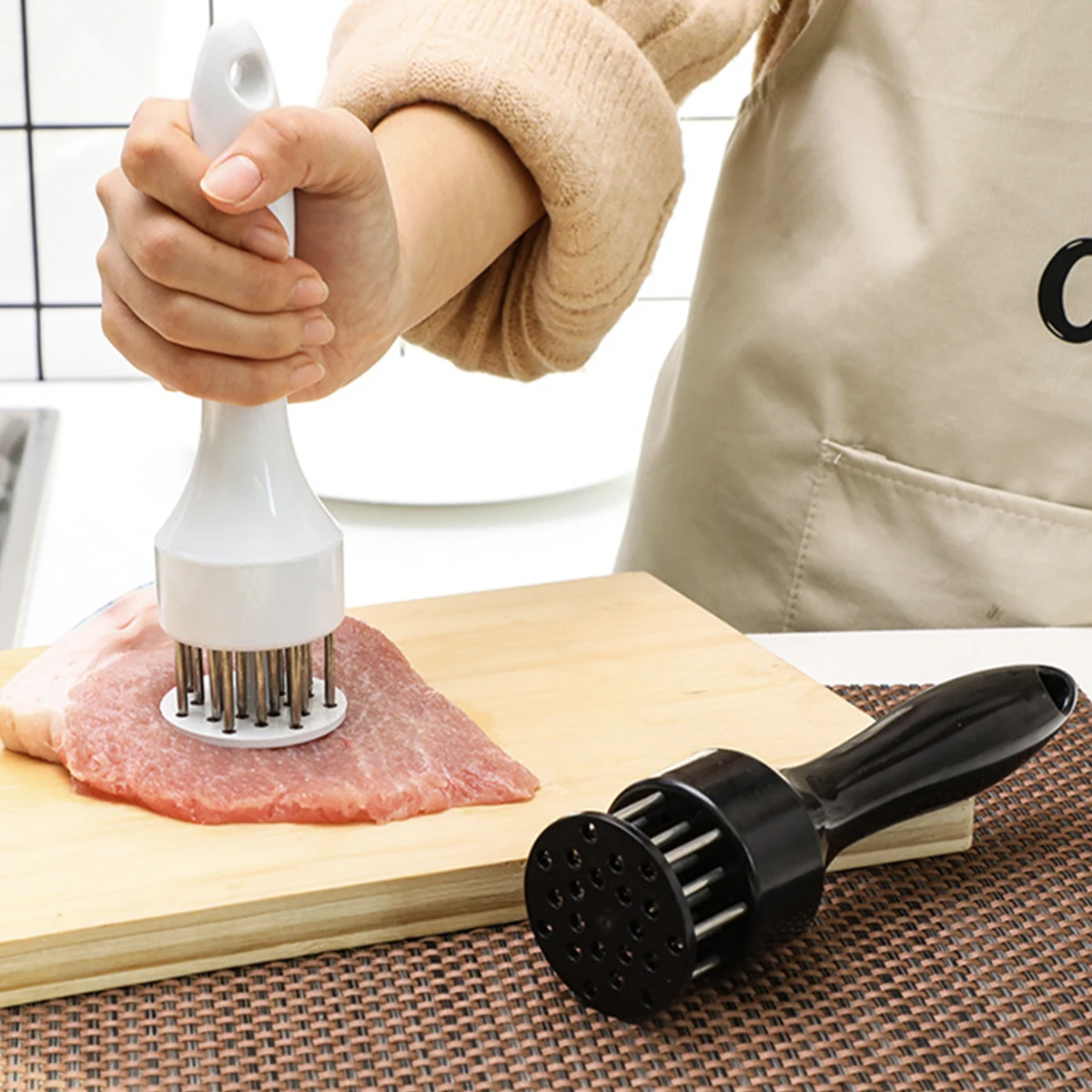 Meat tenderizer Meat Tenderizer Stainless Steel Needle Meat Tenderizer Tool tenderizing Chicken Beef Steak Veal Pork