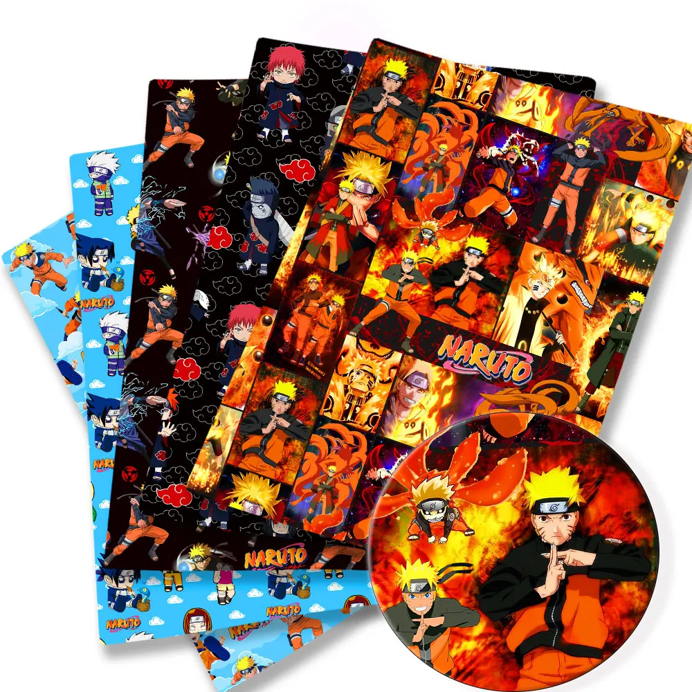 

naruto Anime peripherals Fabric 140*50cm DIY Sewing Patchwork Quilting Baby Dress Printed Fabric Fabric Sewing Kids Fabric