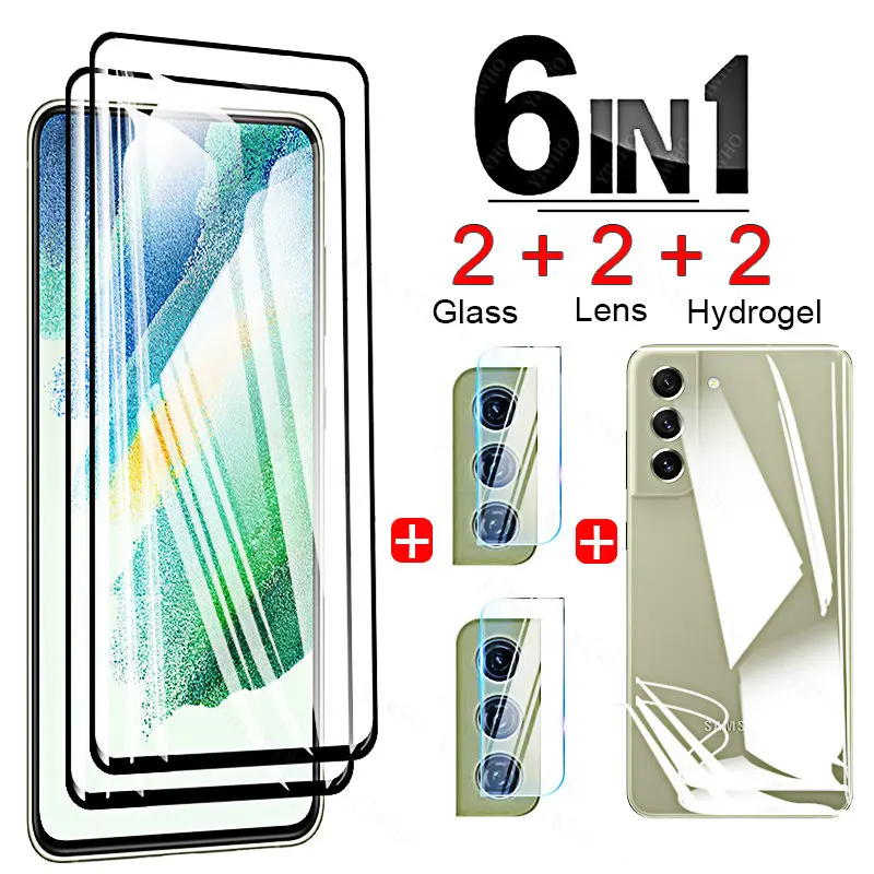 Per Samsung Galaxy S21 Fe 5G Lente In Vetro Temperato Proteggi Schermo Hd Su Galaxy S20 Fe 5G 2022 S21 Fe S21 + 5G Custodia In Vetro Per Telefono