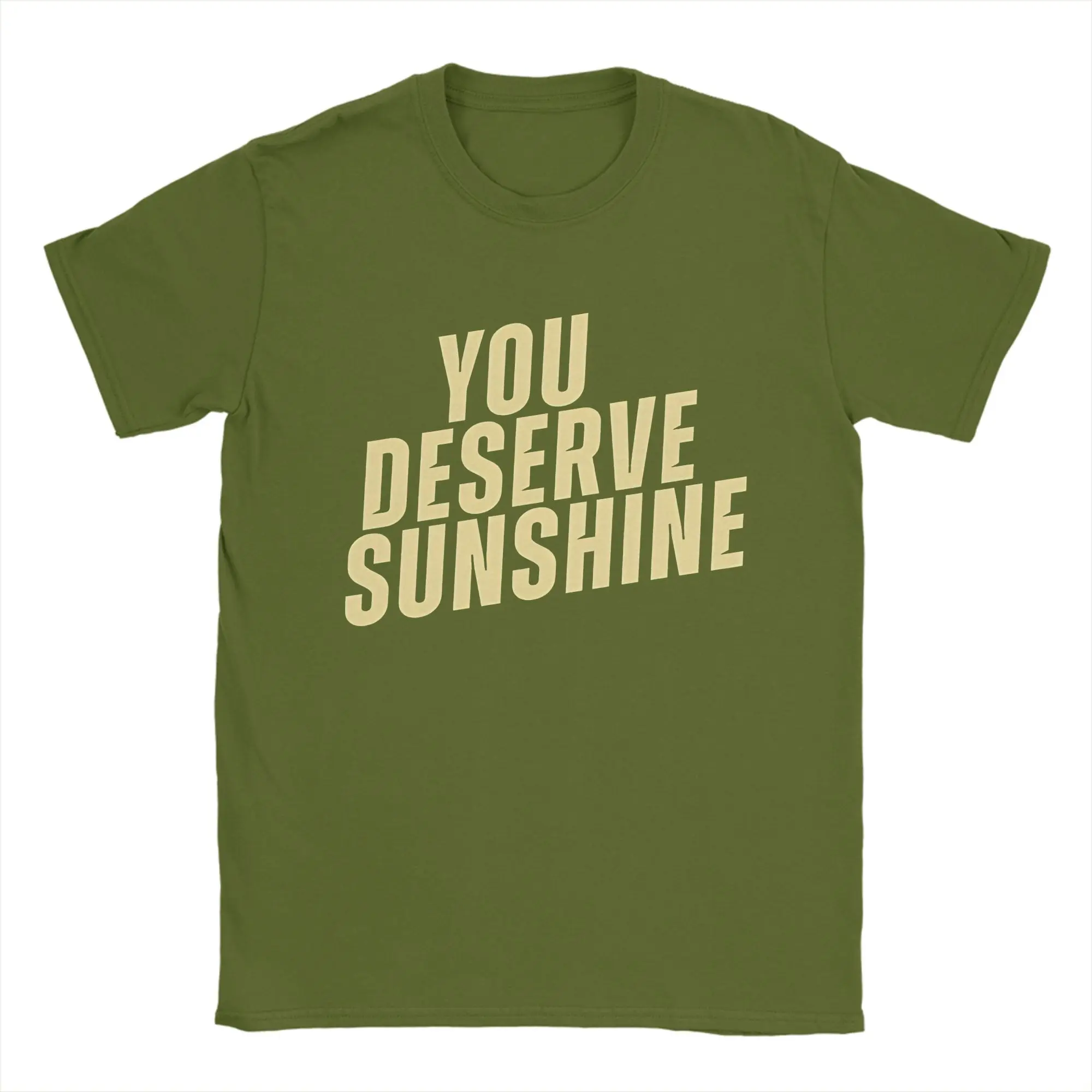 Men's You Deserve Sunshine Cotton Graphic Tee - Short Sleeve