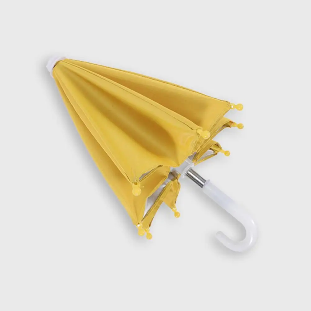 4 Colors Riding Small Toy Mobile Universal Phone Sunshade Waterproof Mini Umbrella for Bicycle Pink Yellow Red Purple