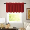 1PC, Valance Cafe Window Rod Pocket Curtain, Woven Fabric Short Valance Curtain For Home Room Kitchen Living Room Decoration 1