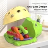 Hippo Montessori Biomimetic Toys Baby Concentration Training Puzzle Toys Fine Motor Sensory spelling Toys for Kids gift 1 year 3 3