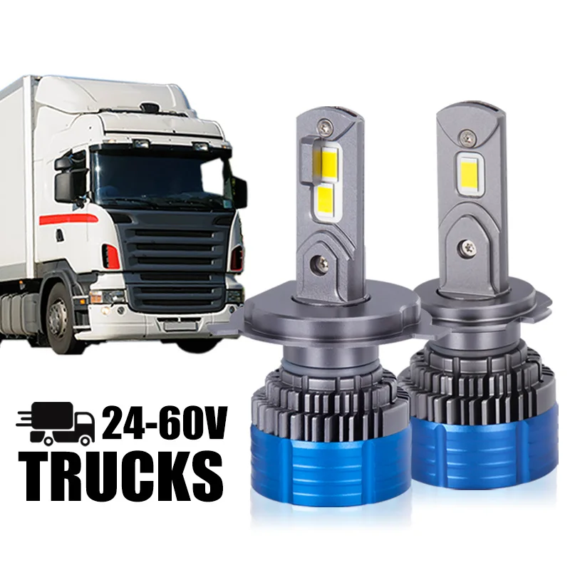 

DAWNKNIGHT K4L H7 H4 Led 24v Truck Bulbs 4300K 6000K H1 H3 H11 Led Headlight Lamp 12v 24v Led Lights For Truck 2PCS
