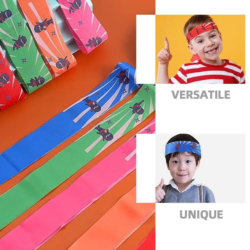 Bandeaux Ninja Japonais ERINGOGO Lot De 8 Bandeaux Japonais Traditionnels Pour Karaté Bandeaux Ninja Polyester Lot