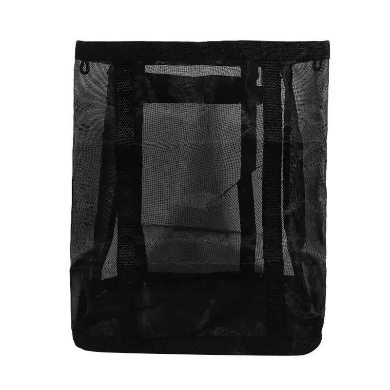 Wäschekorb aus Nylon-Mesh, faltbar, Aufbewahrungstasche für schmutzige Kleidung, geeignet für Schlafzimmer, Badezimmer, tragbarer unabhängiger Wäschekorb – Detail 8