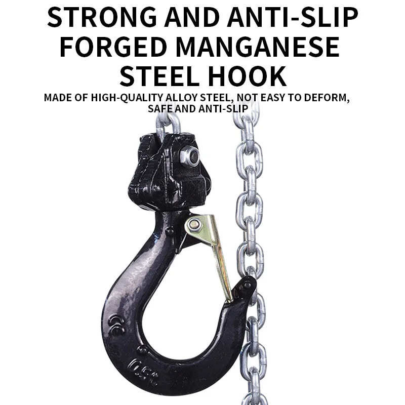 Mini Lever Hoist Chain Block 250KG 500KG 750KG 1.5m 3m Manual Hoist Hook Chain Handle 2M/min Prompt speed
