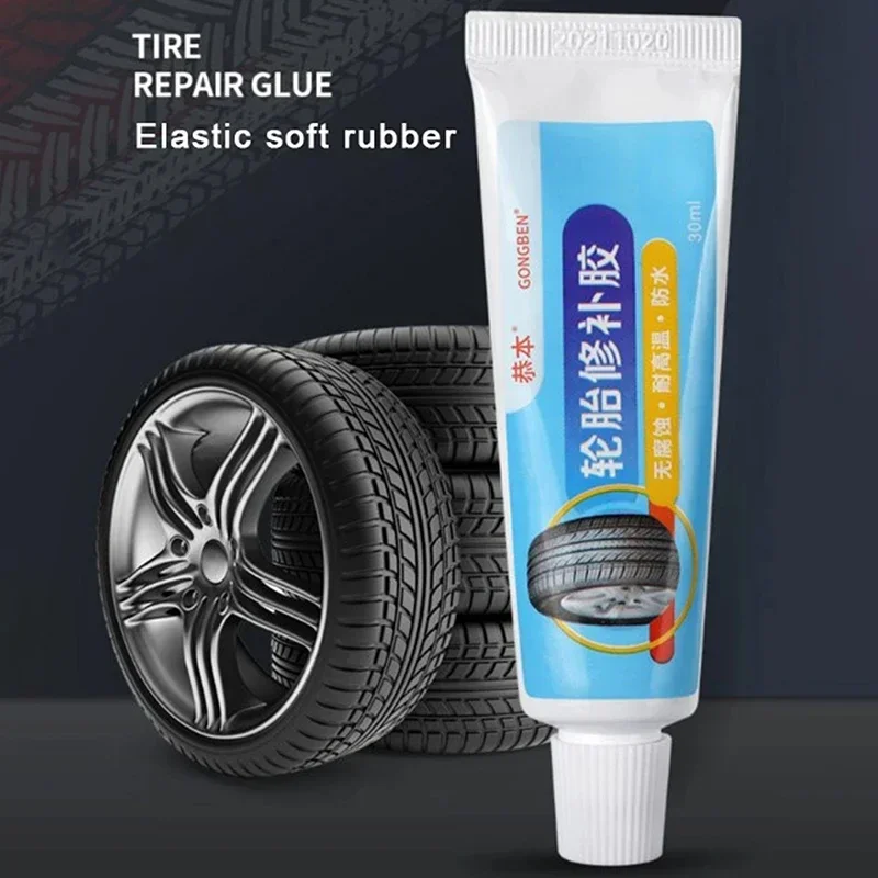 Tire Repair Glue Car Motorbike Bicycle Tyre Tire Repair Sealant Liquid Rubber for Tire Repairing Glue Liquid Strong Rubber Adhesive Glue Tool