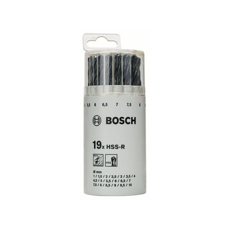 Bosch Set 19 Drill Bits Metal C Hss R Din 338 1 10 Screwdriver Aliexpress