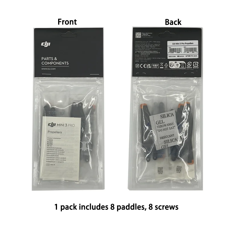 Hélices de rechange pour DJI Mini 3 Pro, silencieuses et légères, montées sur le drone en vol