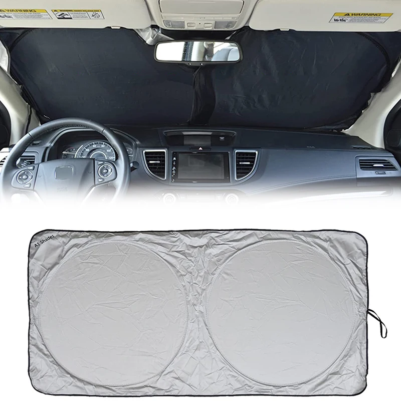 

150*70cm Car Sunshades Auto Windshield Cover UV Protection Shield Car Folding Window SunShade Windshield Block Cover Accessories