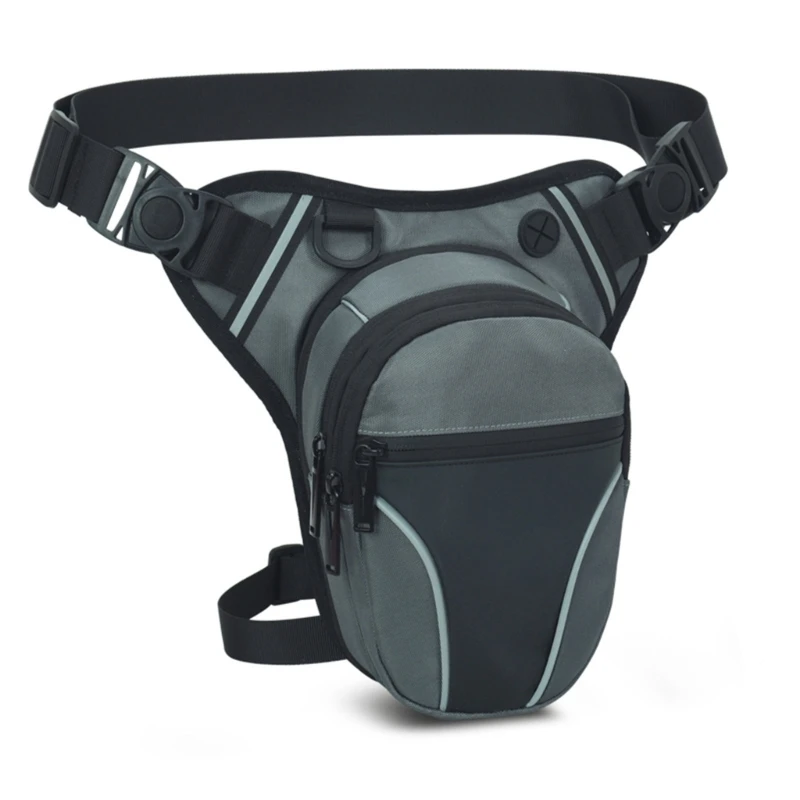 Leg Bag for Man Women Thigh Bag with Leg Belt Waterproof Fanny Outdoor Motorcycle Waist Bag for Hiking Cycling