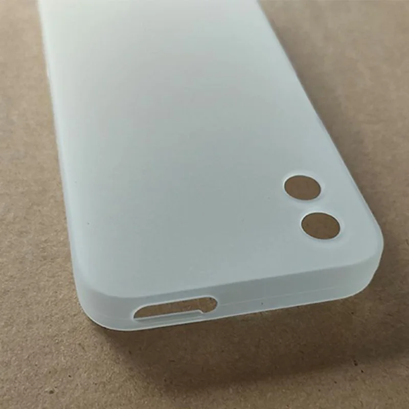 Premium Matte Black Frosted Soft TPU Phone Case - Ultra Slim Protective Shell