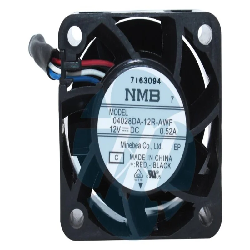 

04028DA-12R-AWF NMB 4028 DC12V 0.52A 4cm 4-wire pwm speed regulating fan