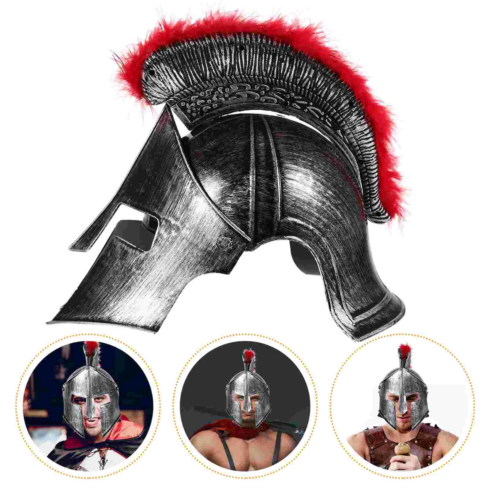 

Greek Gladiator Costume Holiday Ball Supplies Hats Decoration Men Soldier