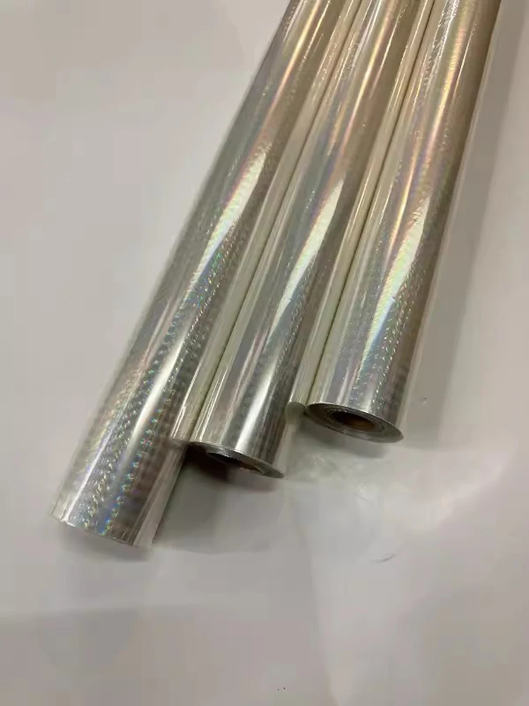 ? ? 핫 투명 소형 사각형 포일 종이 스탬핑 필름 16cm 폭 120M 길이 DIY 미니 라미네이터로 만드는 아름다운 컬러 카드