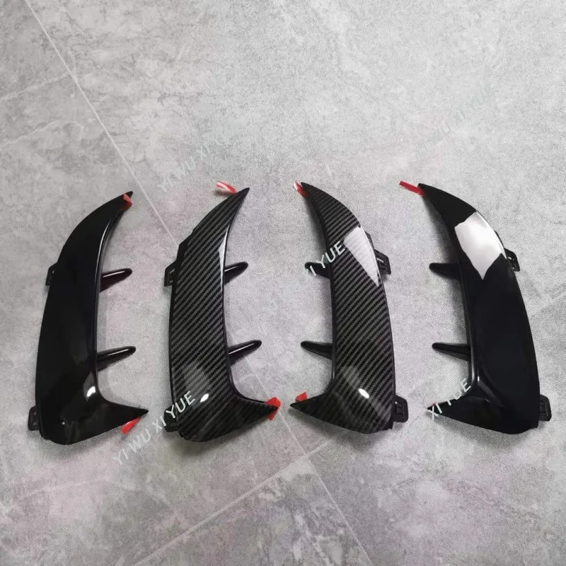 메르세데스 벤츠 A 클래스 W177 해치백 A180 A200 A220 A35 A45 AMG 2018-2023 후면 범퍼 카나드 핀 후면 사이드 스포일러 트림