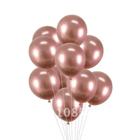 

10/20/30Pcs Metallic Balloon 12inch Metal Latex Balloons Wedding Birthday Party Inflatable Ballons Decoration Baby Shower Globos