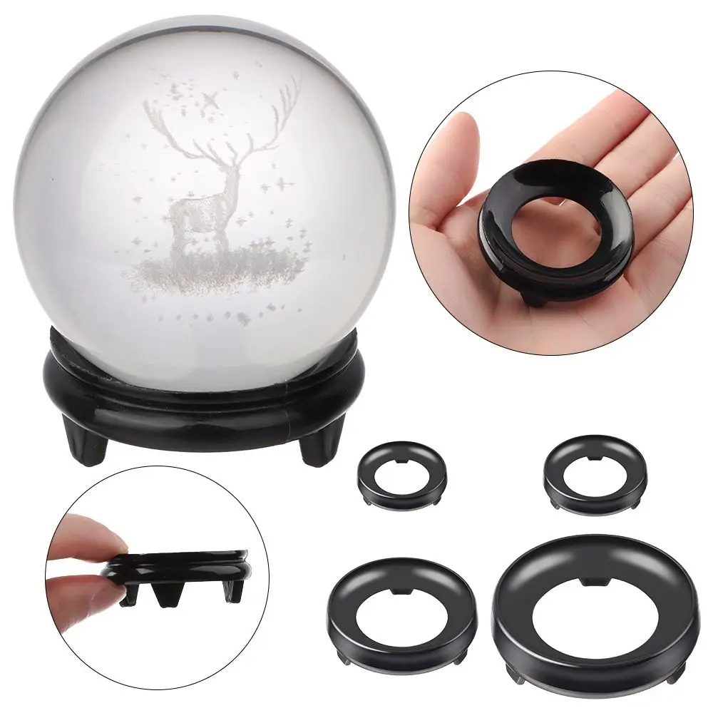 Crystal Ball Stand Display Holder Glass Sphere Stand Ball Base For Soccer Volley Football Rugby