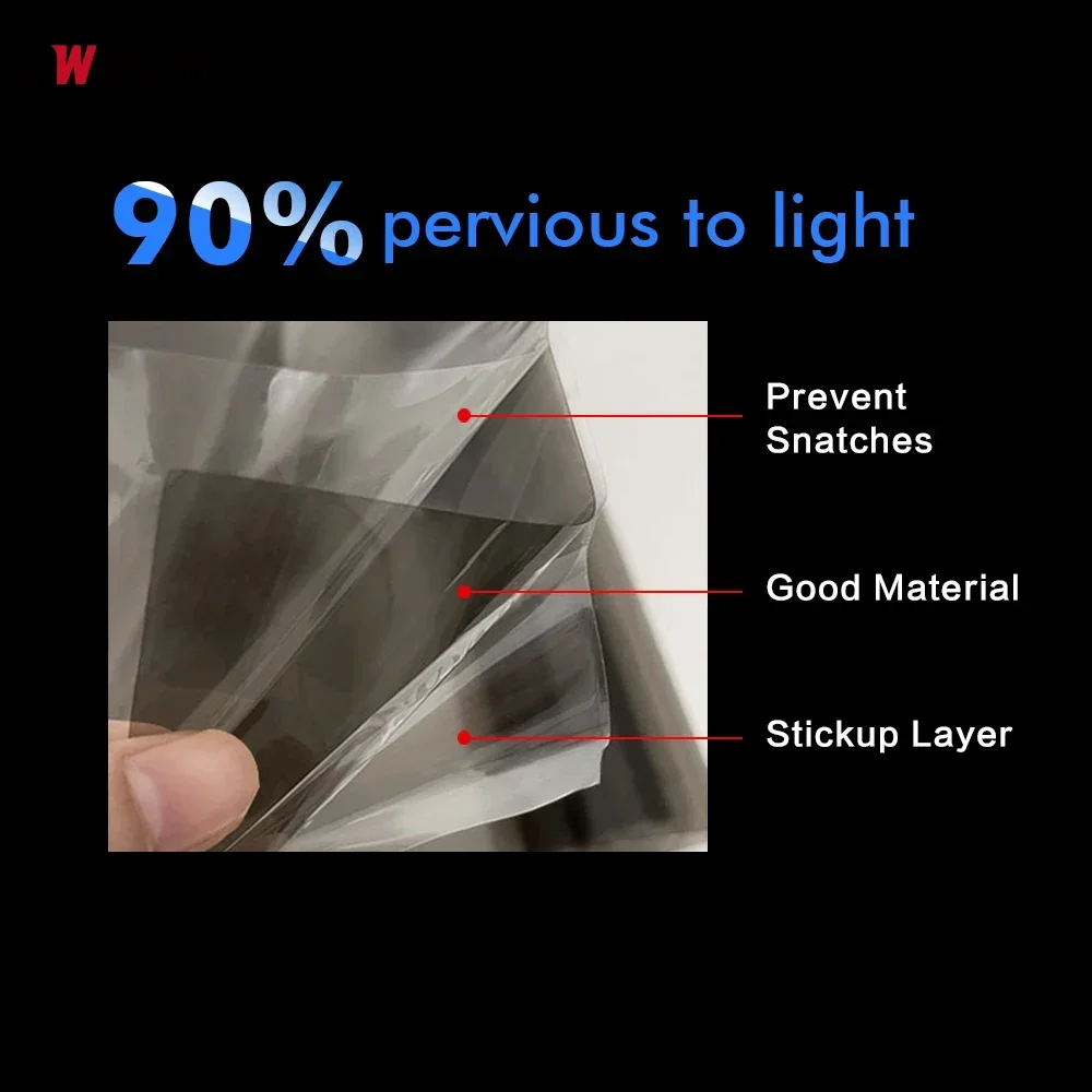 Car Vinyl Film 50cmx200cm Car Headlight Tint Film Smoke Fog Light Vinyl PVC Black Tint Waterproof Car Sticker Accessories