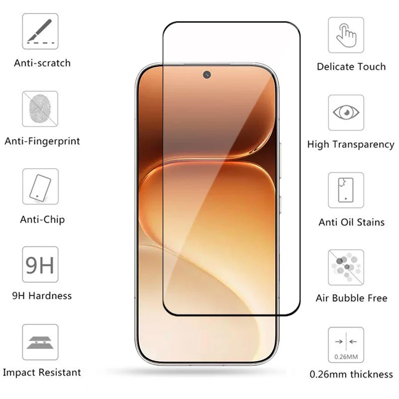 Premium Tempered Glass Screen Protector - HD Protective Phone Film