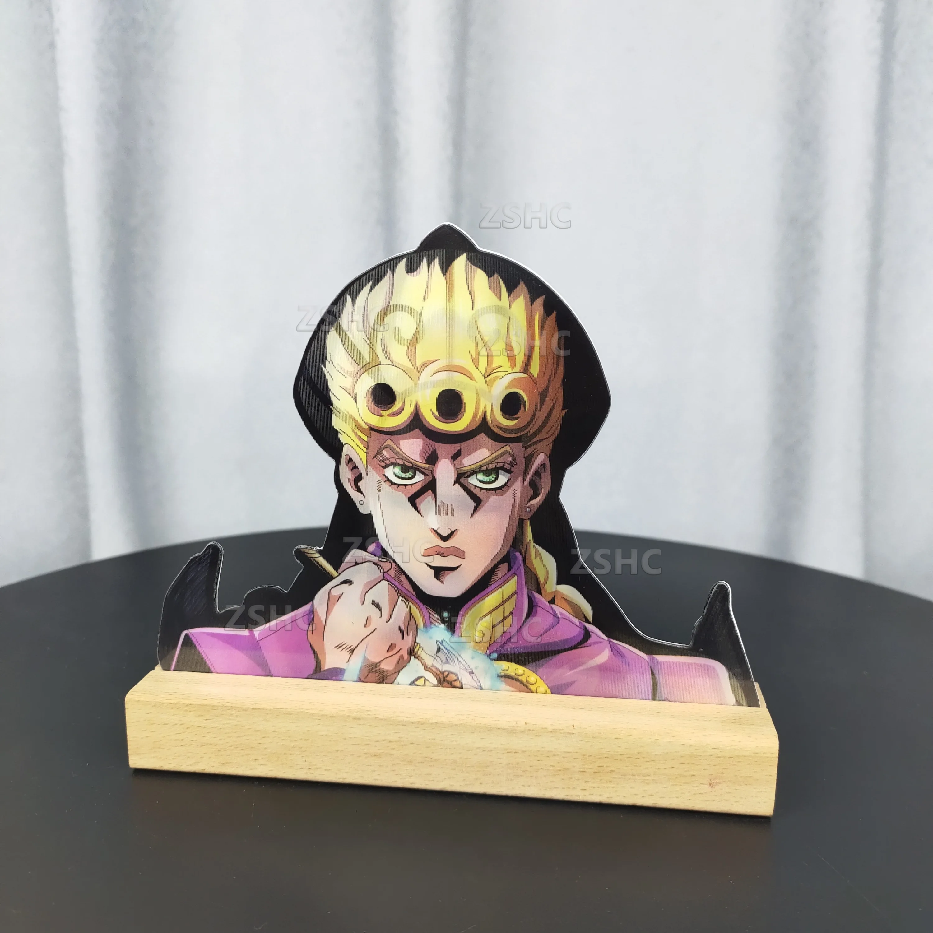 

Giorno Giovanna Motion Car Sticker Anime JoJo's Bizarre Adventure Waterproof Decal for Laptop,Refrigerator,Suitcase,Etc.Toy Gift