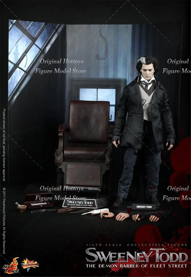 HT HotToys MMS149 1/6 Soldier Johnny Depp Sweeney Todd：The Demon