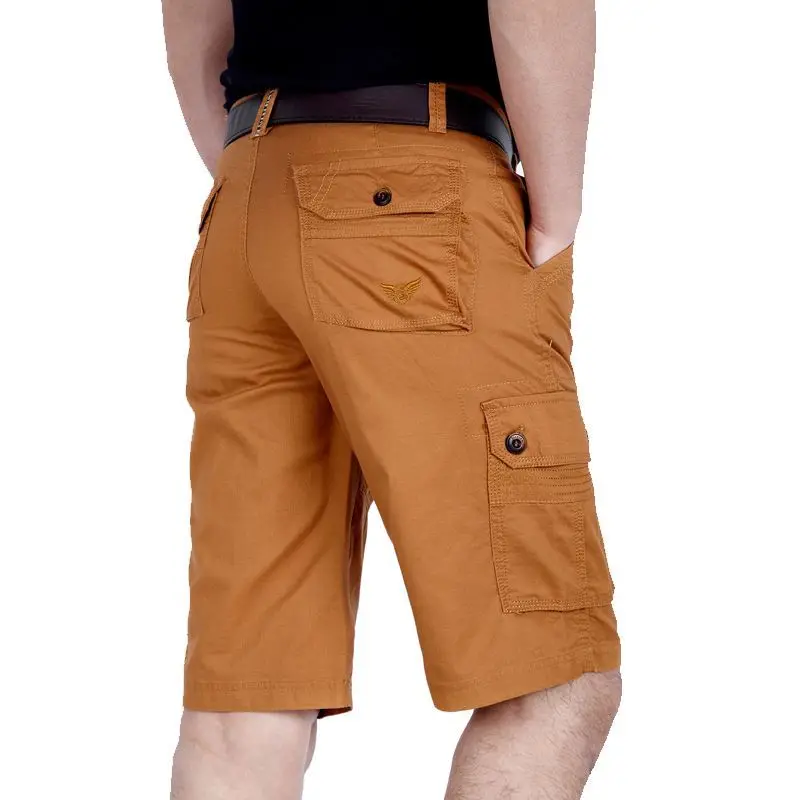 Summer Military Tactics Shorts Men Cotton Cargo Shorts Army Multi-pocket Outdoor 2023 Leisure Plus Size Loose Brand Sweatpants