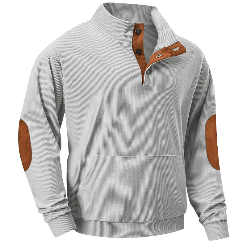 Mens Casual Autumn Winter Sweatshirt Long Sleeve Pullover