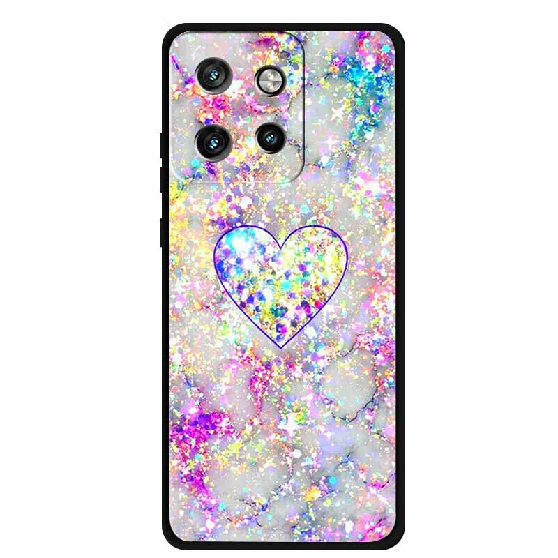 Starry Butterfly Soft Silicone Phone Case - Colorful TPU Cover