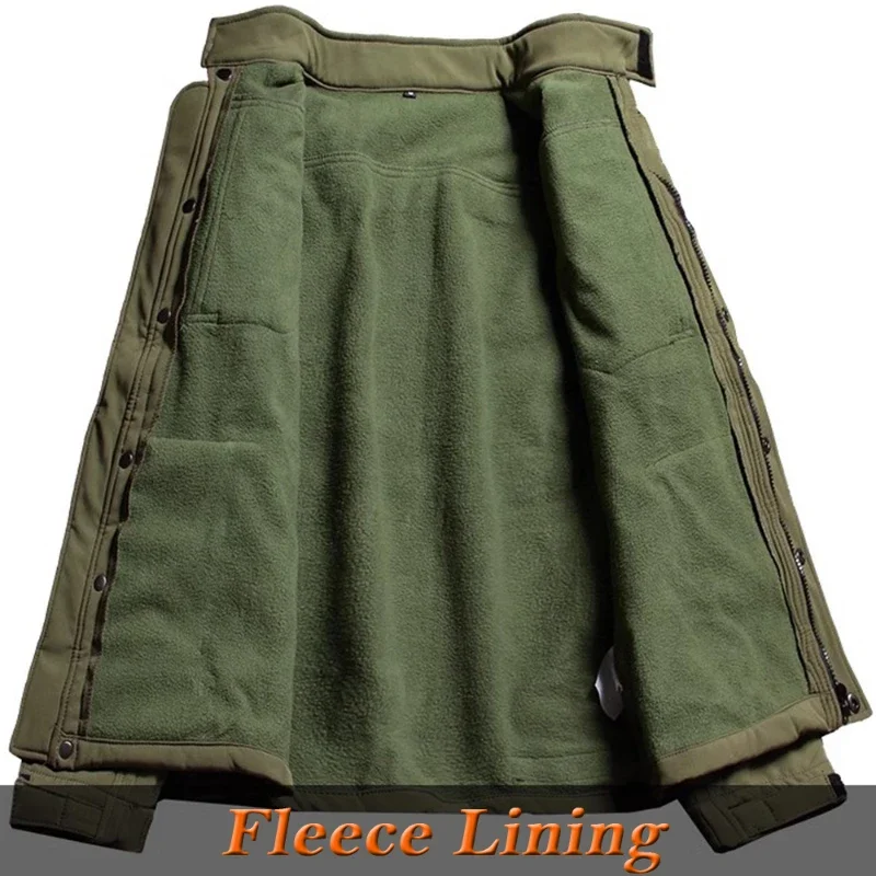 Winter Tactical Sets Men SoftShell Jacket Fleece Pants Waterproof Windproof Warm Suits Outdoor Hiking Hunting Combat Uniform hiking jackets waterproof hiking jackets waterproof jacket waterproof coats tactical combat suit