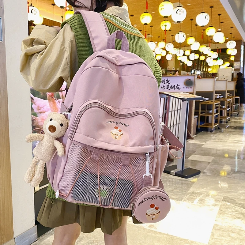 Backpack Large Capacity School Bag College Rucksack for Women Teenagers
