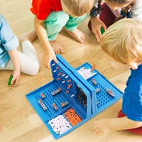 Warship Classic Board Game 2 Player Strategy Board Game for Adults Kids Boys Sea Battle Game 2 Player Strategy Board Game 1