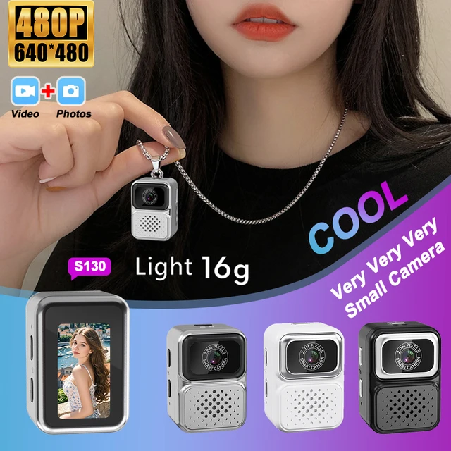 S130 Thumb Keychain Camera with 0.96inch Mini Action Camera Retro Support Memory Card 480P Very Small Camcorder Video Recorder 1