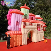 Personalized 8x6 Meters Inflatable Magic House For Event Decoration / 26 Feet Giant Inflated Castle Balloon Toys - BG-Z0534 2