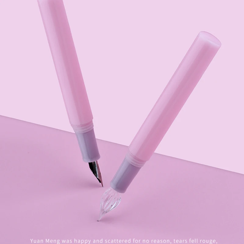 MAJOHN Final Maker N6 Pen Dipped in Water Pen Dipped in Ink Absorbing Ink Student Writing Practice Glass Pointed Iridium GoldPen 5
